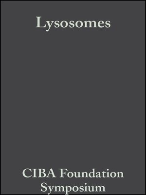 cover image of Lysosomes